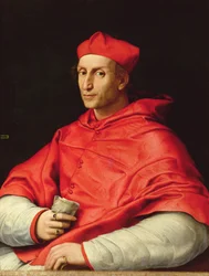 Portret van Kardinaal Dovizzi de Bibbiena